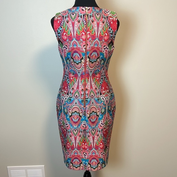Tommy Hilfiger Bolero Paisley Jersey Dress Sz 4 - Picture 5 of 8